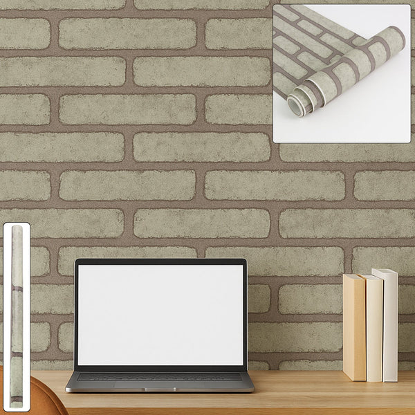 Self-Adhesive Waterproof Wallpaper Roll 45 cm x 1 m - (1 Pc)