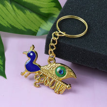 Krishna Theme Keychain Set (5 Pc Mix Design)