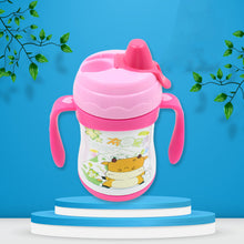 Vacuum Stainless Steel Water Bottle With Carry Handle & Straw Fridge Water Bottle Double Wall, Leak Proof, Rust Proof, Cold & Hot | Leak Proof | Office Bottle | Gym | Home | Kitchen | Hiking | Trekking | Travel Bottle, Tumbler (280 ML)