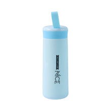 Plastic Water bottle 400ml leak proof, water bottle with daily water intake for gym and children, Nice Bottle (1 pc / Mix Color)