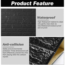 Wallpaper 3D Foam Wallpaper Sticker Panels (76 x 70 Cm / 1 Pc)