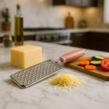 Supermom Stainless Steel Multipurpose Vegetable and Cheese Grater with Soft Grip Handle (1 Pc)