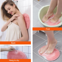 Silicone Bath Massage Cushion – Suction Cup Exfoliating Foot Scrubber & Mat