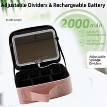 Premium LED Light Makeup Organizer Box (1 Pc / Mix Color)