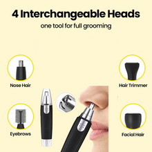 Sharp Steel Battery-Operated Ear and Nose Hair Trimmer