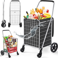 Foldable Shopping Trolley with Wheels ( MOQ :- 2 Pc)
