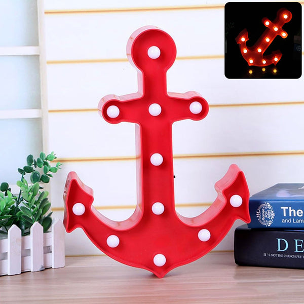 Anchor Shape LED Decorative Night Lamp